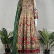 Load image into Gallery viewer, MEERAS مئراس Double Layer Party Wear Maxi - Ready to wear - Organza/net
