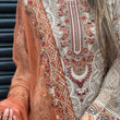 Load image into Gallery viewer, NEW CHEVRON CHIFFON COLLECTION- READY TO WEAR - WITH CHIFFON EMBROIDERED BORDER SCARF