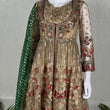 Load image into Gallery viewer, MEERAS مئراس Double Layer Party Wear Maxi - Ready to wear - Organza/net