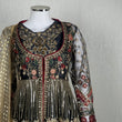 Load image into Gallery viewer, MEERAS مئراس Double Layer Party Wear Maxi - Ready to wear - Organza/net