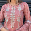 Load image into Gallery viewer, NURUL LUXURY LAWN VOL 1- READY TO WEAR - WITH CHIFFON SCARF - PINK