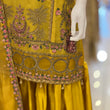 Load image into Gallery viewer, Kashish Vol - 2 Chiffon Shirt With Silk Garara & Net Scarf Eid Collection 2024 -RN02- Olive Green