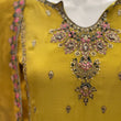 Load image into Gallery viewer, Kashish Vol - 2 Chiffon Shirt With Silk Garara & Net Scarf Eid Collection 2024 -RN02- Olive Green