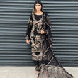 Load image into Gallery viewer, NEW CHEVRON CHIFFON COLLECTION- READY TO WEAR - WITH CHIFFON EMBROIDERED BORDER SCARF