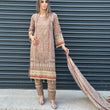 Load image into Gallery viewer, NURUL LUXURY LAWN VOL 1- READY TO WEAR - WITH CHIFFON SCARF