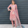 Load image into Gallery viewer, NURUL LUXURY LAWN VOL 1- READY TO WEAR - WITH CHIFFON SCARF - PINK