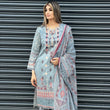 Load image into Gallery viewer, NURUL LUXURY LAWN VOL 1- READY TO WEAR - WITH CHIFFON SCARF