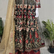 Load image into Gallery viewer, MEERAS مئراس Double Layer Party Wear Maxi - Ready to wear - Organza/net