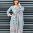 Load image into Gallery viewer, NURUL LUXURY LAWN VOL 1- READY TO WEAR - WITH CHIFFON SCARF