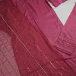 Load image into Gallery viewer, High Quality Viscose Suit with Hand Work Chiffon Dupatta - READY TO WEAR