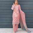 Load image into Gallery viewer, NURUL LUXURY LAWN VOL 1- READY TO WEAR - WITH CHIFFON SCARF - PINK