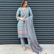 Load image into Gallery viewer, NURUL LUXURY LAWN VOL 1- READY TO WEAR - WITH CHIFFON SCARF