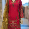 Load image into Gallery viewer, Kashish Vol - 2 Chiffon Shirt With Silk Garara & Net Scarf Eid Collection 2024 -RN01-Pink