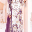 Load image into Gallery viewer, NEW CHEVRON CHIFFON COLLECTION- READY TO WEAR - WITH CHIFFON EMBROIDERED BORDER SCARF