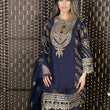 Load image into Gallery viewer, SHAGUN LUXURY BLOCKPRINT NAVI 2023