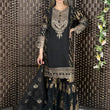 Load image into Gallery viewer, SHAGUN LUXURY BLACK BLOCKPRINT 2023