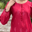 Load image into Gallery viewer, LAIBA-READY TO WEAR- CHIKANKARI EMBROIDERED LAWN WITH LAWN SCARF