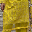 Load image into Gallery viewer, LAIBA-READY TO WEAR- CHIKANKARI EMBROIDERED LAWN WITH LAWN SCARF