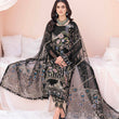 Load image into Gallery viewer, NEW CHEVRON CHIFFON COLLECTION- READY TO WEAR - WITH CHIFFON EMBROIDERED BORDER SCARF