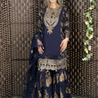 Load image into Gallery viewer, SHAGUN LUXURY BLOCKPRINT NAVI 2023