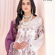 Load image into Gallery viewer, NEW CHEVRON CHIFFON COLLECTION- READY TO WEAR - WITH CHIFFON EMBROIDERED BORDER SCARF