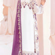 Load image into Gallery viewer, NEW CHEVRON CHIFFON COLLECTION- READY TO WEAR - WITH CHIFFON EMBROIDERED BORDER SCARF