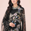 Load image into Gallery viewer, NEW CHEVRON CHIFFON COLLECTION- READY TO WEAR - WITH CHIFFON EMBROIDERED BORDER SCARF
