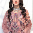 Load image into Gallery viewer, NEW CHEVRON CHIFFON COLLECTION- READY TO WEAR - WITH CHIFFON EMBROIDERED BORDER SCARF