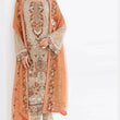 Load image into Gallery viewer, NEW CHEVRON CHIFFON COLLECTION- READY TO WEAR - WITH CHIFFON EMBROIDERED BORDER SCARF