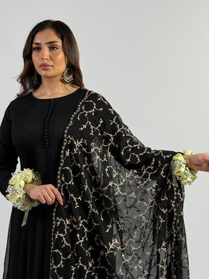 Kashish Maxi Eid Collection ML-02 (Black)