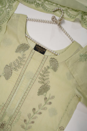 Shagun Exclusive Lawn Eid Collection 2025 OP-001