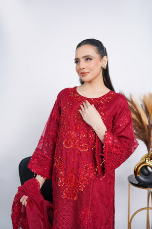 Dastaan Exclusive Branded Organza Collection KLR-01