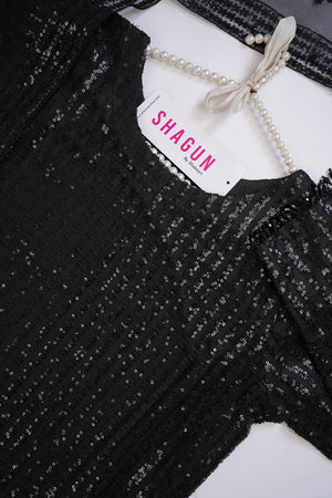 BAROQUE INSPIRED EID COLLECTION GLITTER 3PCS SUIT - 02