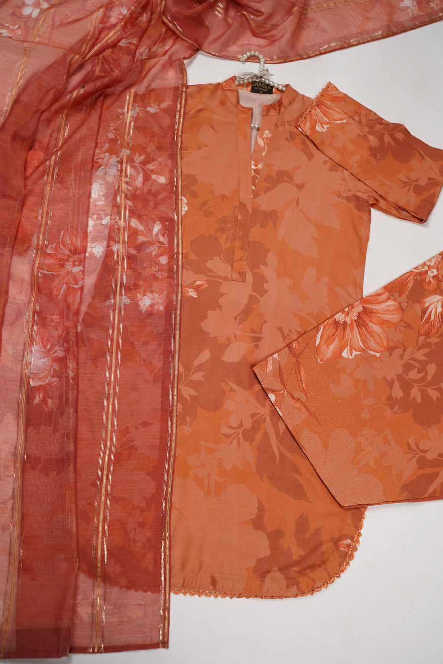 Shagun exclusive Farshi shalwar Linen collection 2025 NB-001