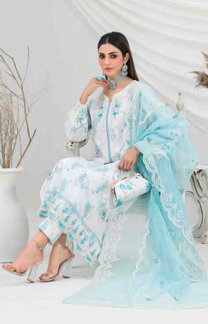 Dastaan Floral Exclusive Branded Eid Collection VOL-4 2024 TS-01
