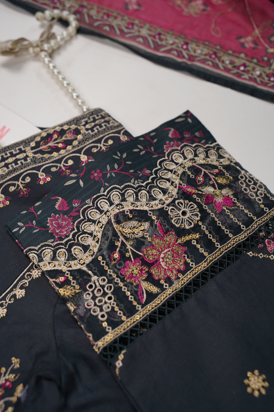 ORIGINAL BIN SAEED EMBROIDERED COTTON EID COLLECTION FH-003