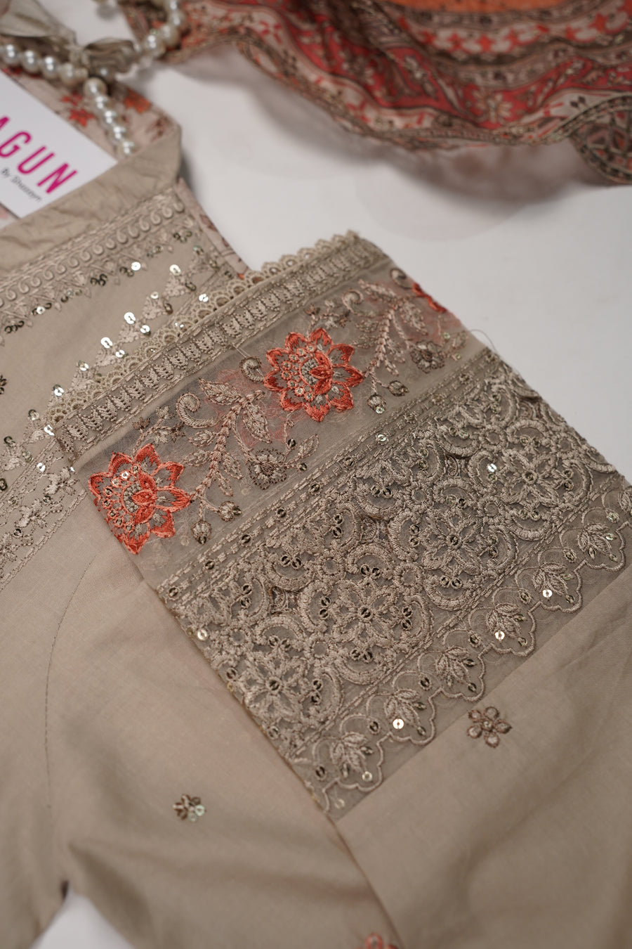 ORIGINAL BIN SAEED EMBROIDERED COTTON EID COLLECTION FH-002