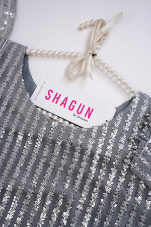 BAROQUE INSPIRED EID COLLECTION GLITTER 3PCS SUIT - 03