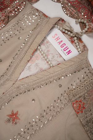ORIGINAL BIN SAEED EMBROIDERED COTTON EID COLLECTION FH-002