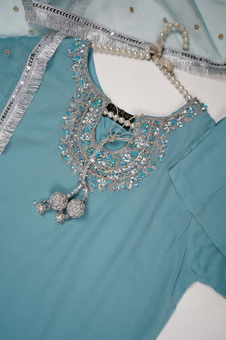 Rang-e-Noor Farshi Vol 3 Chiffon Eid Collection 2025 SR-13