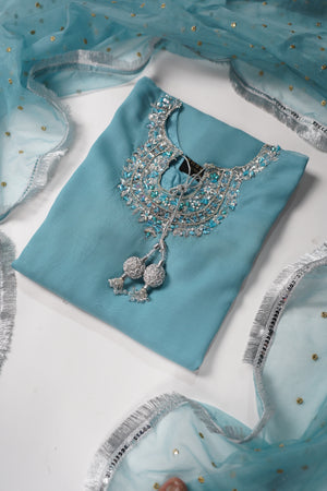 Rang-e-Noor Farshi Vol 3 Chiffon Eid Collection 2025 SR-13