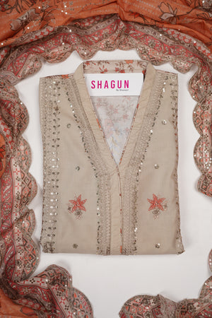 ORIGINAL BIN SAEED EMBROIDERED COTTON EID COLLECTION FH-002
