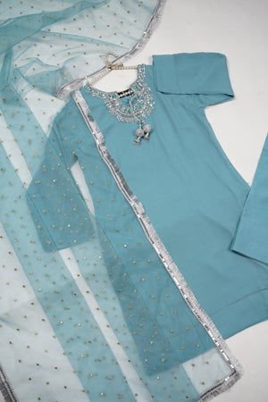 Rang-e-Noor Farshi Vol 3 Chiffon Eid Collection 2025 SR-13