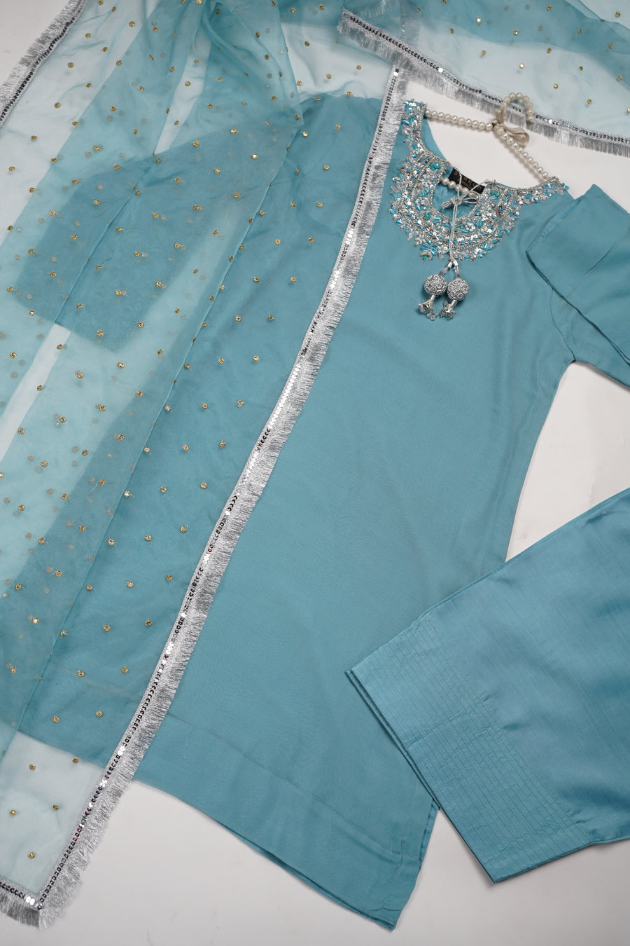 Rang-e-Noor Farshi Vol 3 Chiffon Eid Collection 2025 SR-13