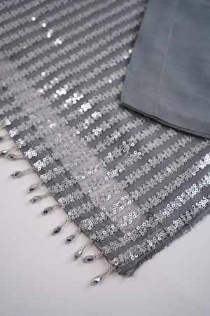 BAROQUE INSPIRED EID COLLECTION GLITTER 3PCS SUIT - 03