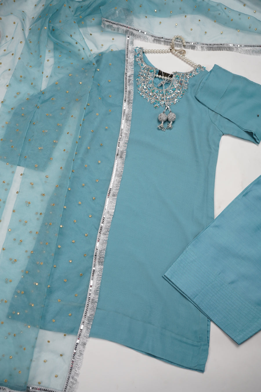 Rang-e-Noor Farshi Vol 3 Chiffon Eid Collection 2025 SR-13