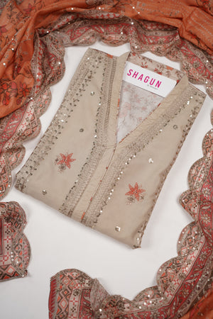 ORIGINAL BIN SAEED EMBROIDERED COTTON EID COLLECTION FH-002