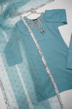 Rang-e-Noor Farshi Vol 3 Chiffon Eid Collection 2025 SR-13