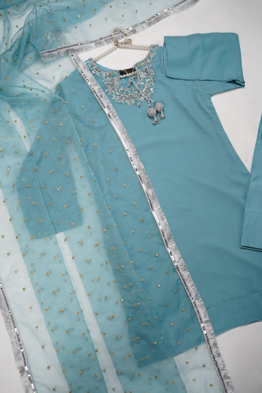 Rang-e-Noor Farshi Vol 3 Chiffon Eid Collection 2025 SR-13