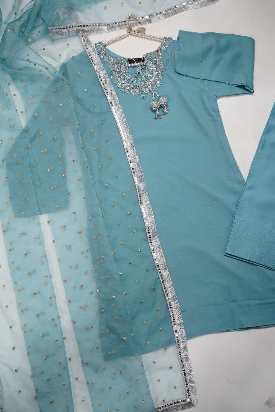 Rang-e-Noor Farshi Vol 3 Chiffon Eid Collection 2025 SR-13